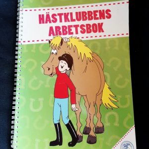 Hästklubbens arbetsbok vihkon kansikuva